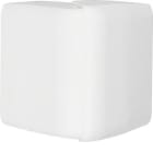 HAGER - �?ngulo exterior variable para 20x50mm ATEHA blanco nieve