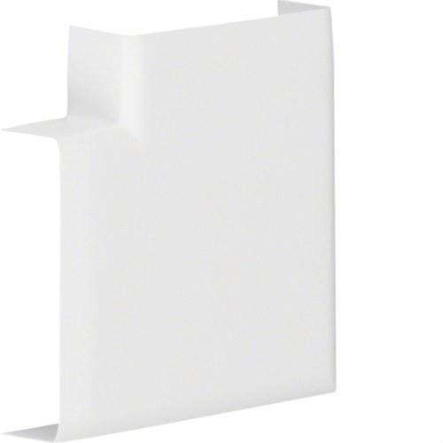 HAGER - Ángulo plano para 20x75mm ATEHA blanco nieve