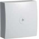 HAGER - Caja derivación 75x75x32mm blanco nieve