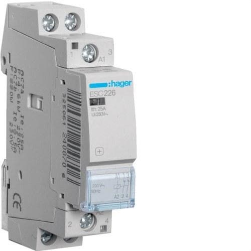 HAGER - CONTACTOR 25A 2NC 230V