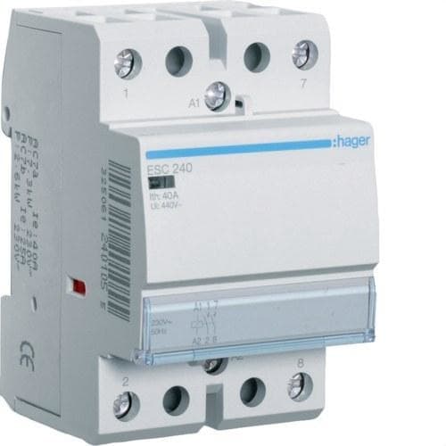 HAGER - CONTACTOR 40A 2NA 230V