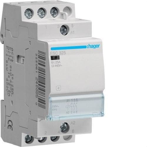 HAGER - CONTACTOR 25A 3NA 230V