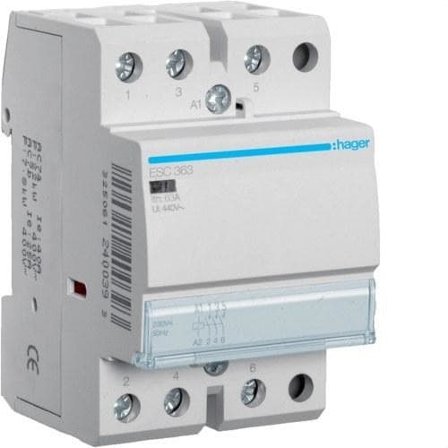 HAGER - CONTACTOR 63A 3NA 230V