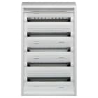 HAGER - Caja distribución superficie new VEGA D con 5 filas 120 módulos sin puerta
