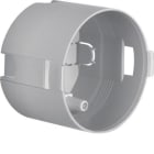HAGER - Caja cubrebornes para interruptor toma con 4 entradas y brida sujetacables