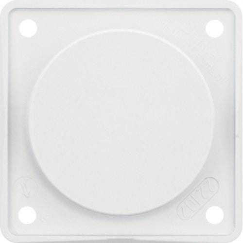 HAGER - Placa ciega Integro blanco polar
