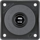 HAGER - Toma para vehiculo motor 6-24V 16A antracita