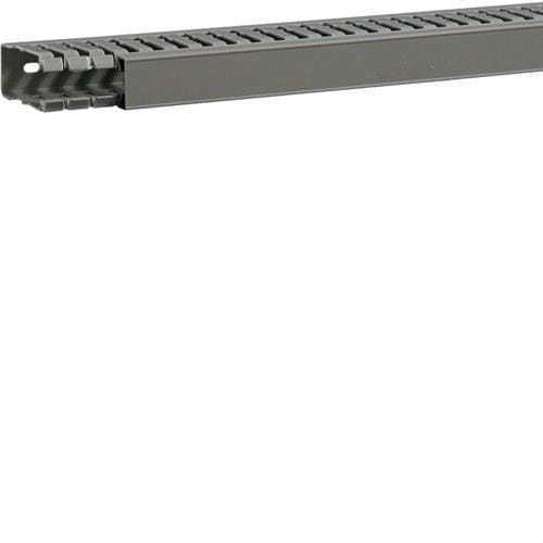 HAGER - Canal de cuadro+tapa PVC BA7A 60x25 gris