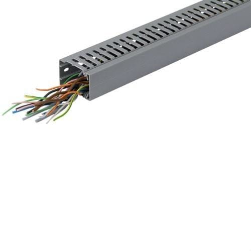 HAGER - Canal de cuadro+tapa PVC BA7A 60x40 gris