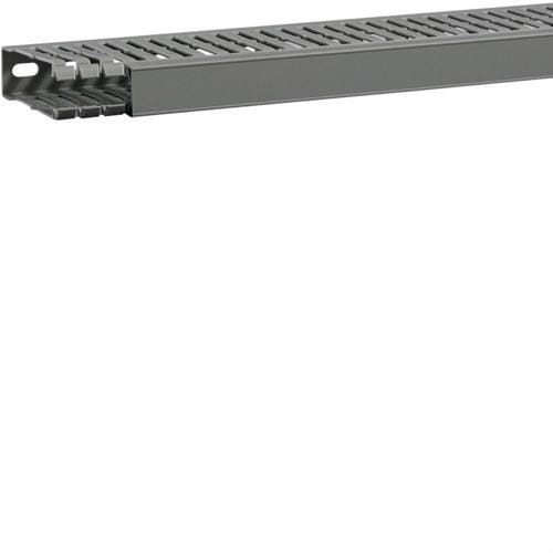 HAGER - Canal de cuadro+tapa PVC BA7A 80x25 gris