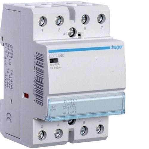 HAGER - CONTACTOR 40A 4NA 230V