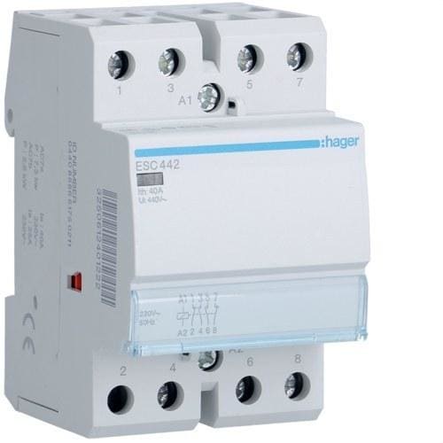 HAGER - Contactor 40A 2NA+2NC 230V