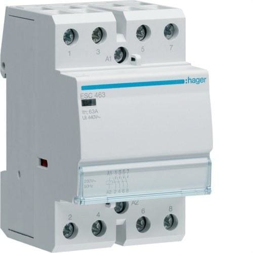 HAGER - CONTACTOR 63A 4NA 230V