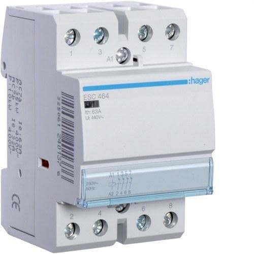 HAGER - CONTACTOR 63A 4NC 230V
