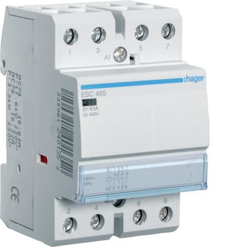 HAGER - CONTACTOR 63A 2NA+2NC 230V