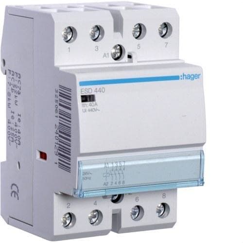 HAGER - Contactor 40A 4NA 24V