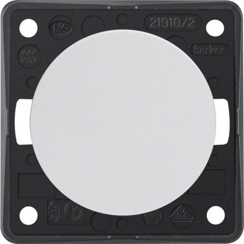 HAGER - Interruptor bipolar Integro blanco polar