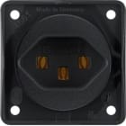 HAGER - Toma corriente Integro suiza tipo-23 negro mate