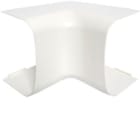 HAGER - Ángulo interno CLM/CLMU65090 PVC para canal blanco nieve