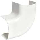 HAGER - Ángulo plano PVC para canal CLM/CLMU65090 blanco nieve