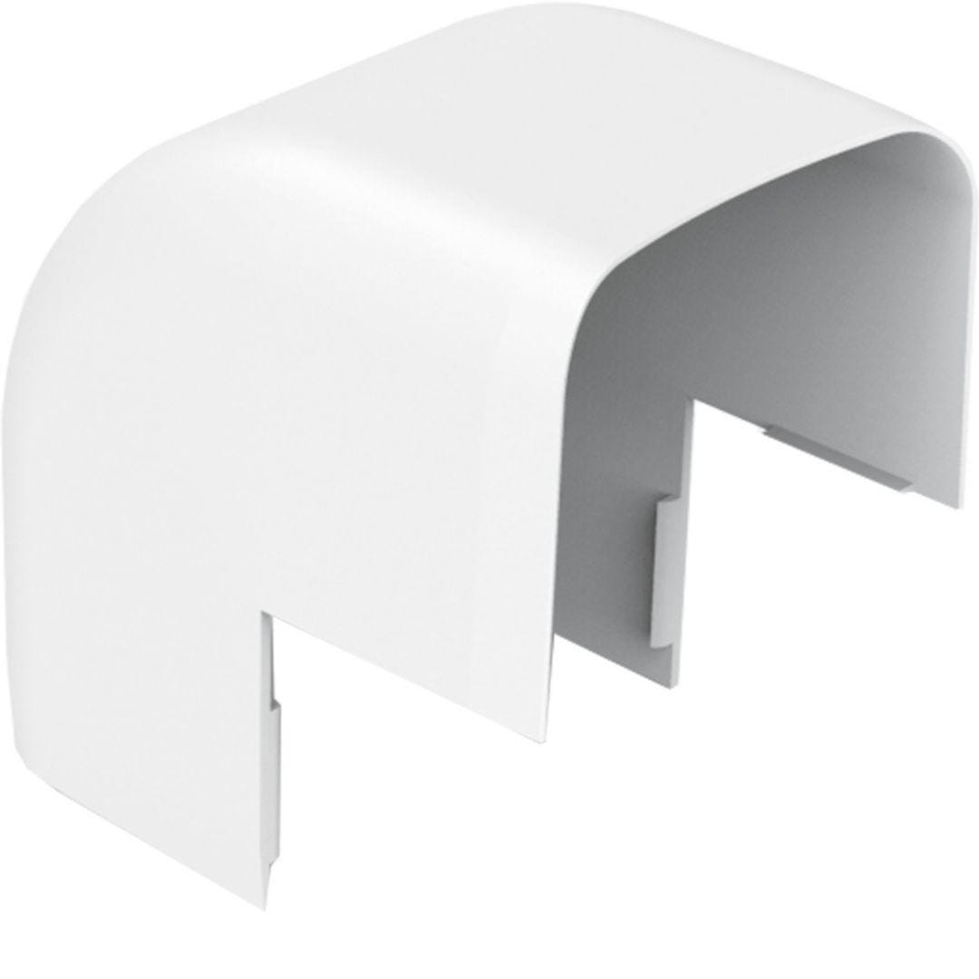 HAGER - Ángulo exterior PVC para canal CLM30035 blanco nieve
