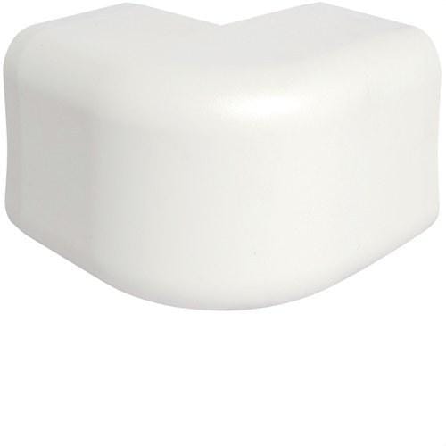 HAGER - Ángulo exterior PVC para canal CLM/CLMU50065 blanco nieve
