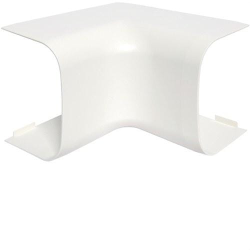 HAGER - Ángulo interruptor PVC para canal CLM/CLMU50065 blanco nieve