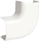 HAGER - �?ngulo plano PVC para canal CLM/CLMU50065 blanco nieve