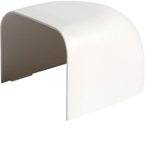 HAGER - Tapa final PVC para canal CLM/CLMU50065 blanco nieve