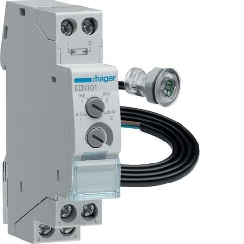 HAGER - Interruptor crepuscular modular+célula empotrable con 1 conmutador 16A
