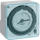 HAGER - Interruptor horario esfera diaria 220V-50 con reserva 200h