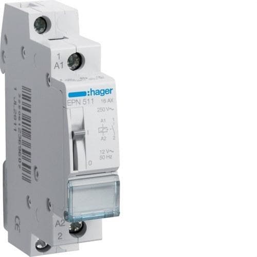 HAGER - Telerruptor 12V 16A 1NA