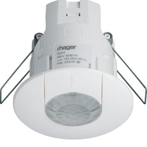 HAGER - Detector presencia IP41 360° salida ON/OFF