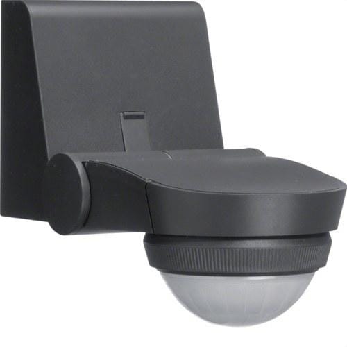 HAGER - Detector movimiento IP55 360° antracita