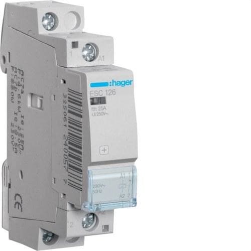 HAGER - Contactor 25A 1NC 230V