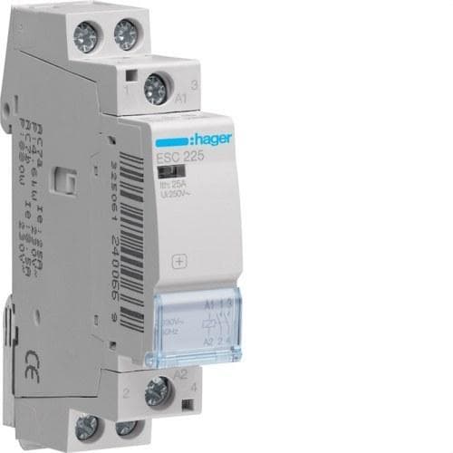 HAGER - CONTACTOR 25A 2NA 230V