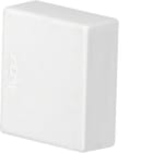 HAGER - Tapa final LF 15x15 blanco nieve (bolsa 10u)