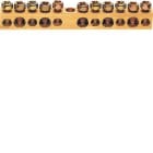 HAGER - Regleta 73mm 5x16+6x10