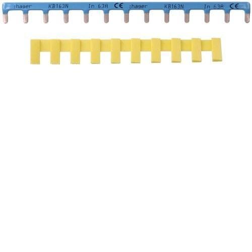 HAGER - Puente de unión unipolar 63A azul