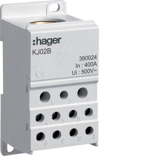 HAGER - Juego bloques conexiones unipolar 400A