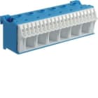 HAGER - Regleta neutra QUICK CONNECT 6x25mm²+20x4mm²