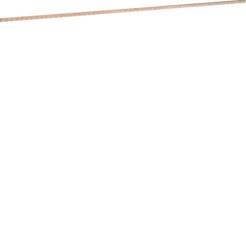 HAGER - Pletina cobre roscada 12x6x245mm