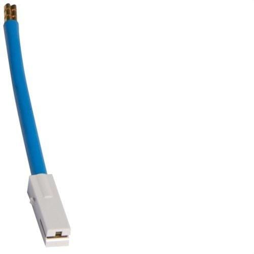 HAGER - Juego conectores 120mm 63A azul(12u)