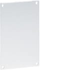 HAGER - Tapa final aluminio anodizado BRAP 65x100