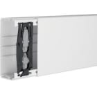 HAGER - CANAL 1-4 COMPARTIMENTO 2 SUJECION 60x190 PVC BLANCO