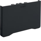 HAGER - Tapa final GBD/GBA50085 PVC negro RAL9011
