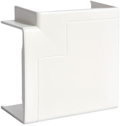HAGER - Ángulo plano GBD 50x85mm blanco nieve