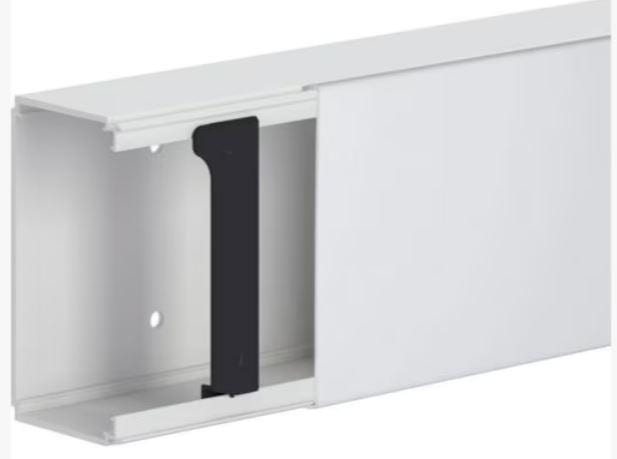 HAGER - Canal+tapa LFC 60x110 con 1 compartimento blanco nieve