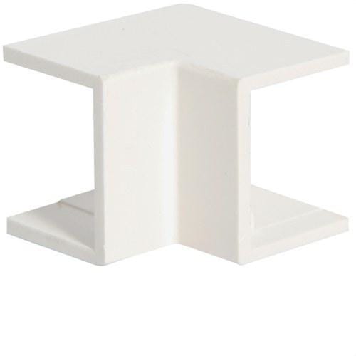 HAGER - �?ngulo interno LF 10x10mm blanco nieve (Bolsa 10u)