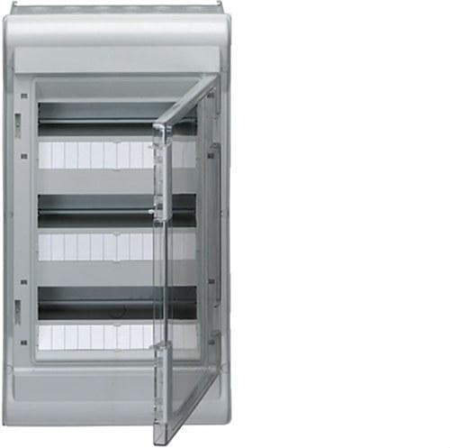 HAGER - Caja distribución vector VE superficie con 3 filas 36 IP55